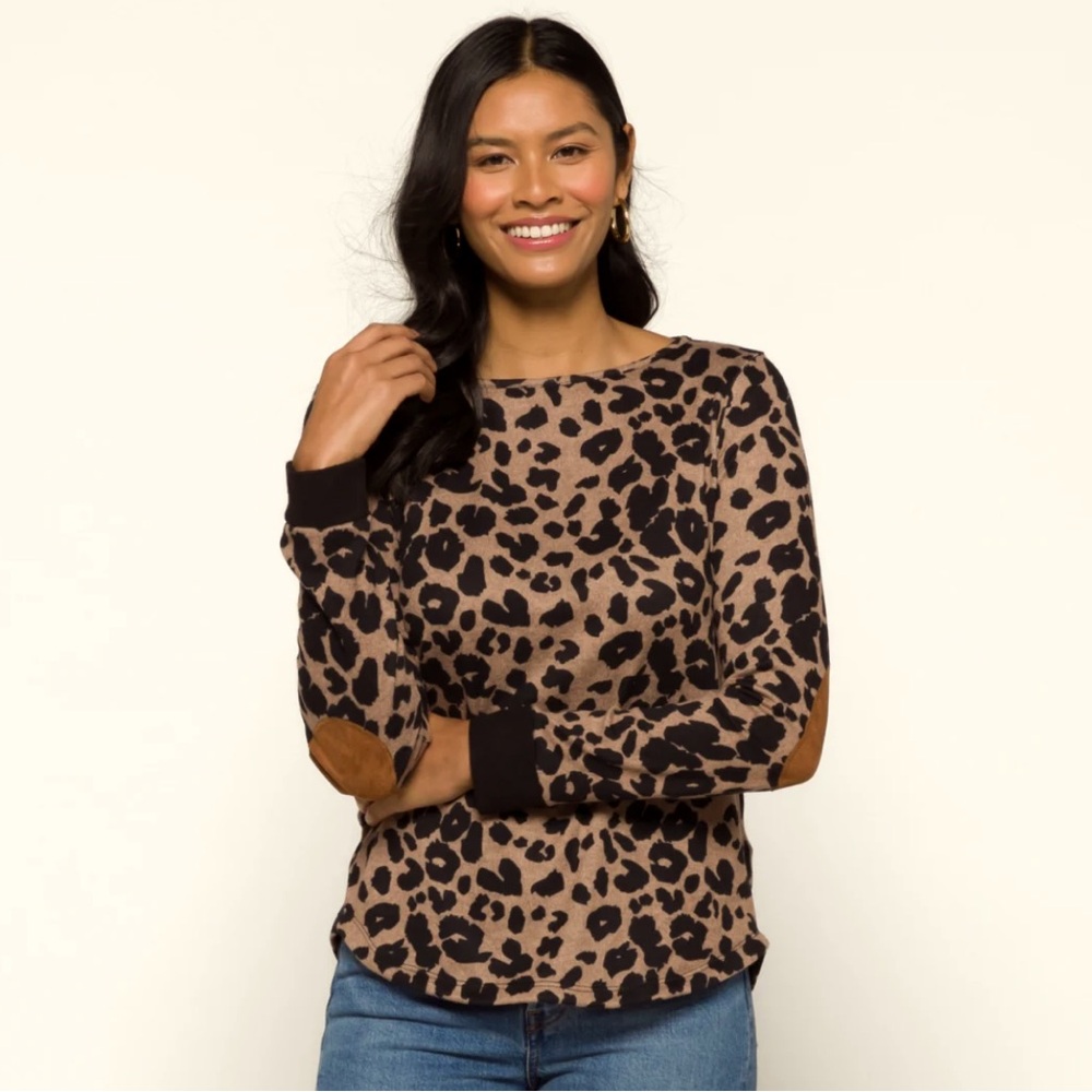 Pink Clover - Abby button back knit top - Size XL